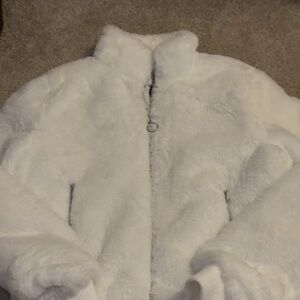 Ambiance White Teddy Jacket